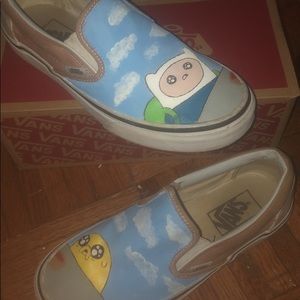 handpainted custom vans Size 4.5